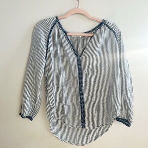 Roller rabbit‎ striped blouse small